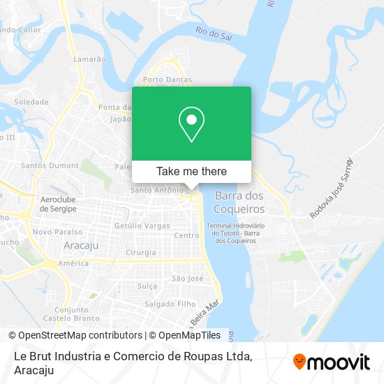 Le Brut Industria e Comercio de Roupas Ltda map