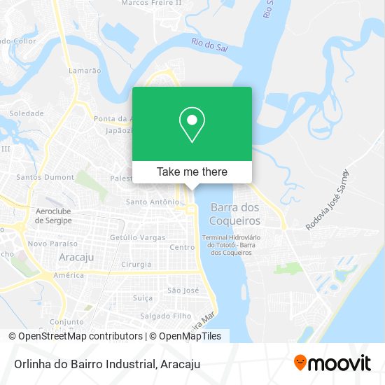 Orlinha do Bairro Industrial map