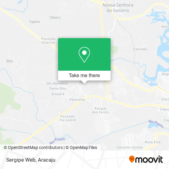 Sergipe Web map