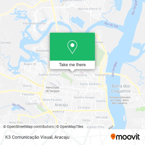 K3 Comunicação Visual map