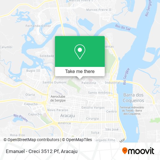 Emanuel - Creci 3512 Pf map