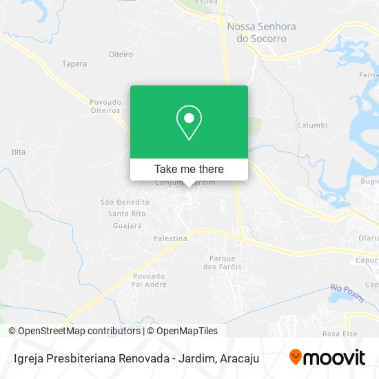 Igreja Presbiteriana Renovada - Jardim map