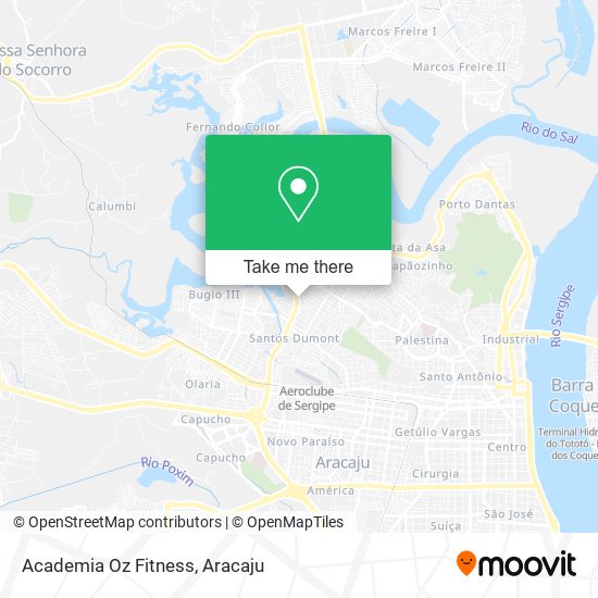 Academia Oz Fitness map