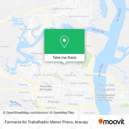 Farmacia do Trabalhador Menor Preco map