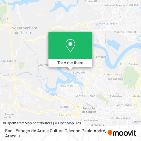 Mapa Eac - Espaço de Arte e Cultura Diácono Paulo André