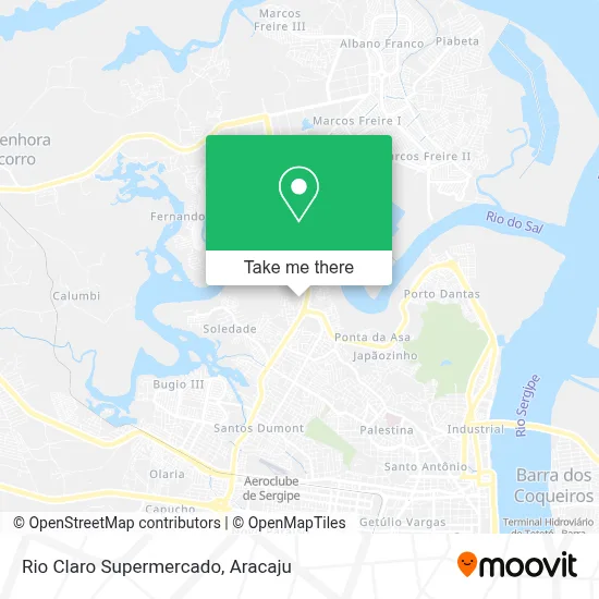 Rio Claro Supermercado map