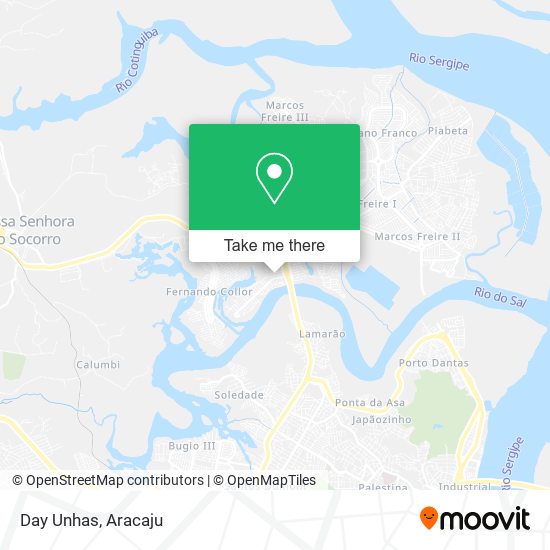 Day Unhas map