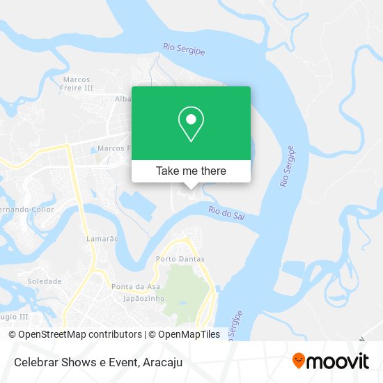 Celebrar Shows e Event map