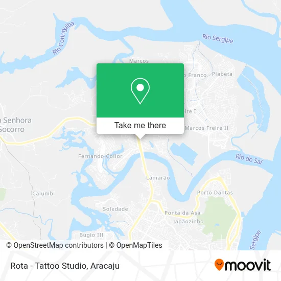 Rota - Tattoo Studio map