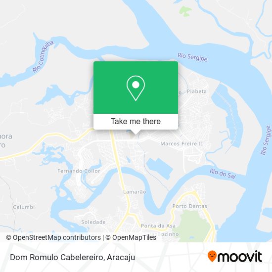 Dom Romulo Cabelereiro map