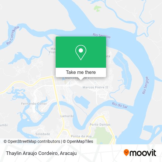 Thaylin Araujo Cordeiro map