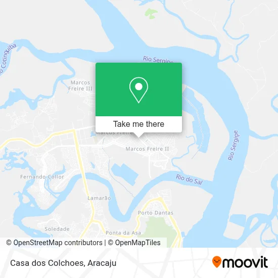 Casa dos Colchoes map