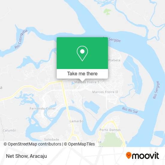 Net Show map