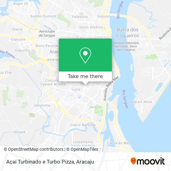 Açaí Turbinado e Turbo Pizza map