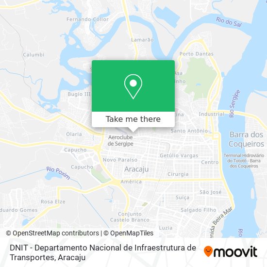 Mapa DNIT - Departamento Nacional de Infraestrutura de Transportes