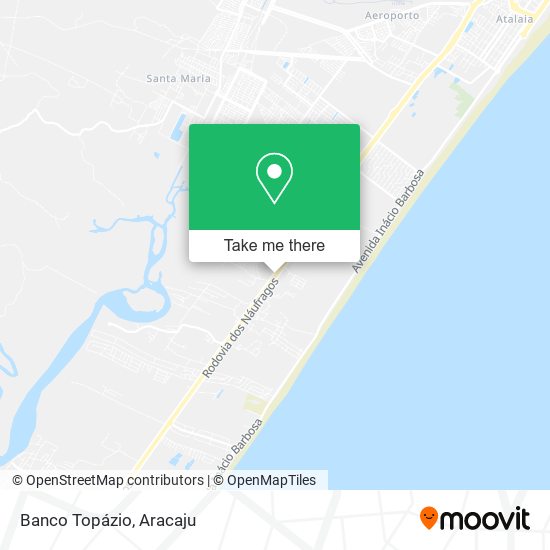 Banco Topázio map