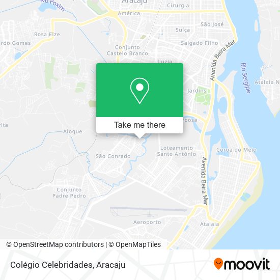 Colégio Celebridades map