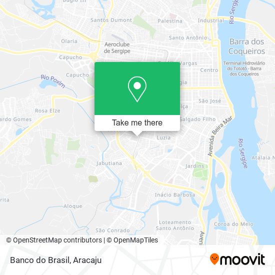 Banco do Brasil map