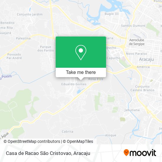 Casa de Racao São Cristovao map