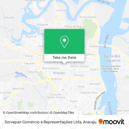 Sorvepan Comércio e Representações Ltda map