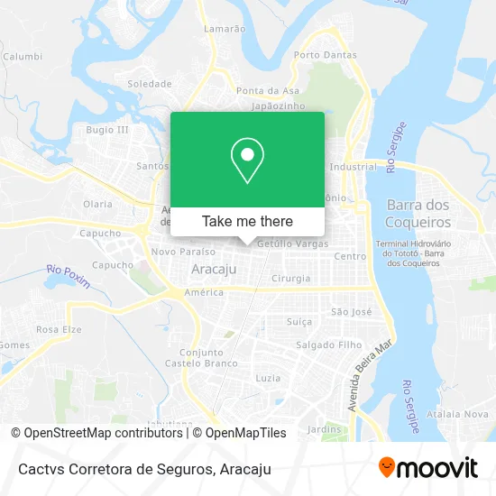 Cactvs Corretora de Seguros map