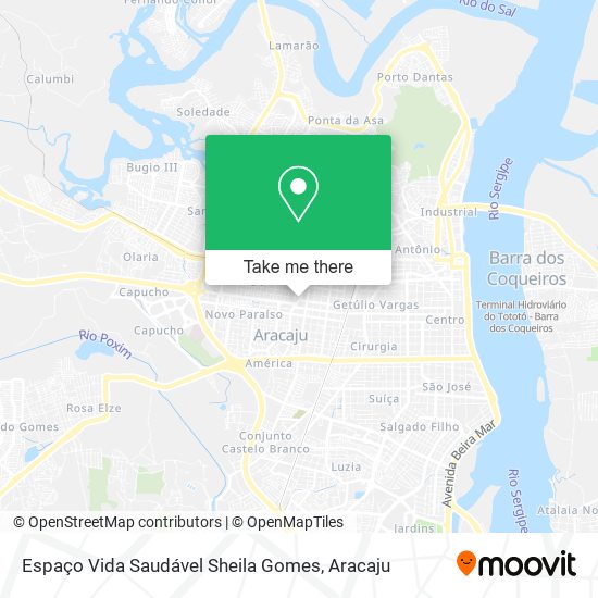 Espaço Vida Saudável Sheila Gomes map