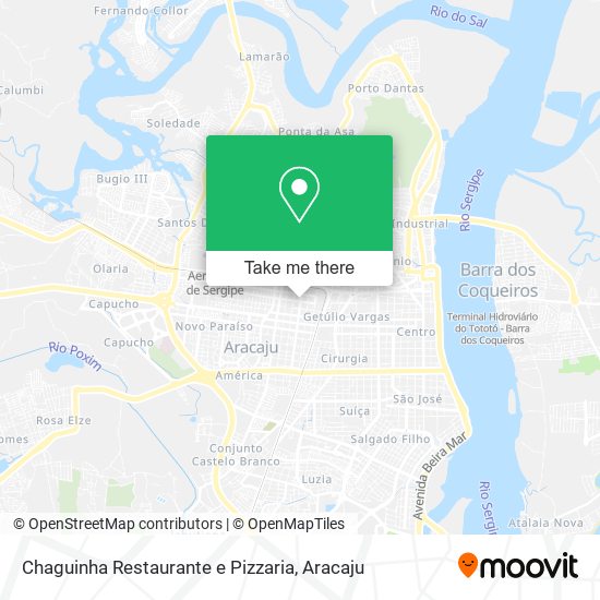 Chaguinha Restaurante e Pizzaria map