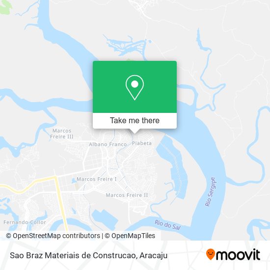 Sao Braz Materiais de Construcao map