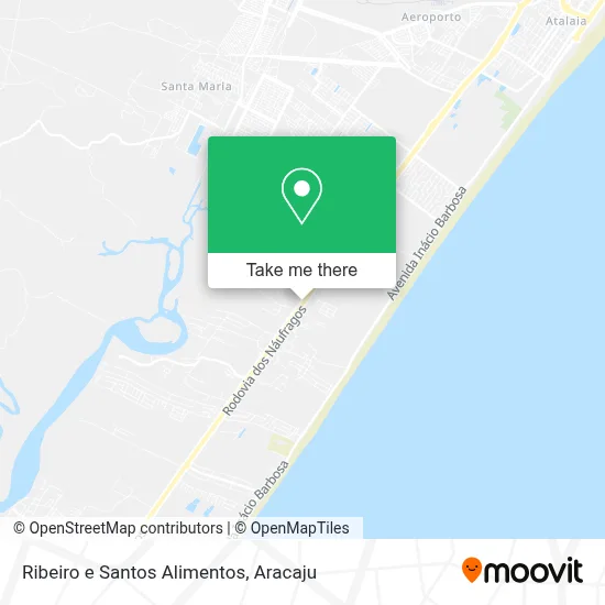 Ribeiro e Santos Alimentos map