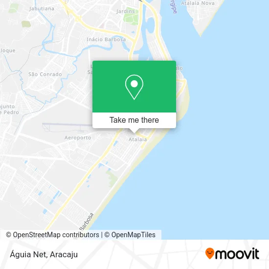 Águia Net map