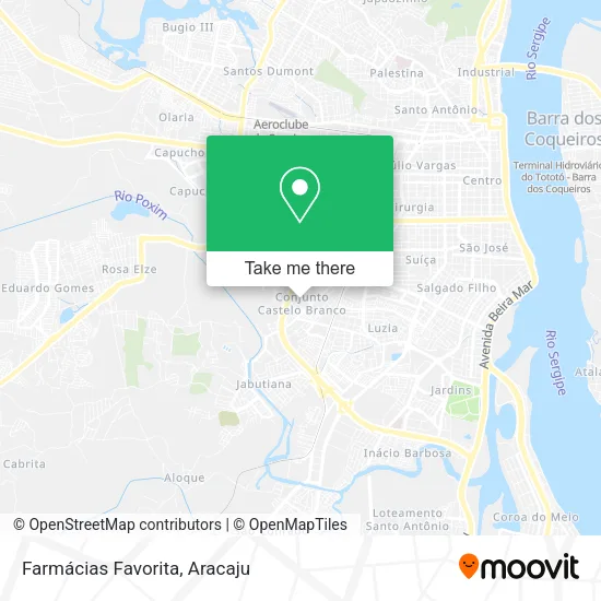 Farmácias Favorita map