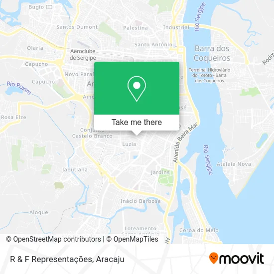 R & F Representações map