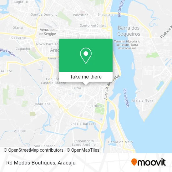 Rd Modas Boutiques map