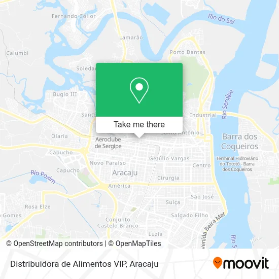 Distribuidora de Alimentos VIP map