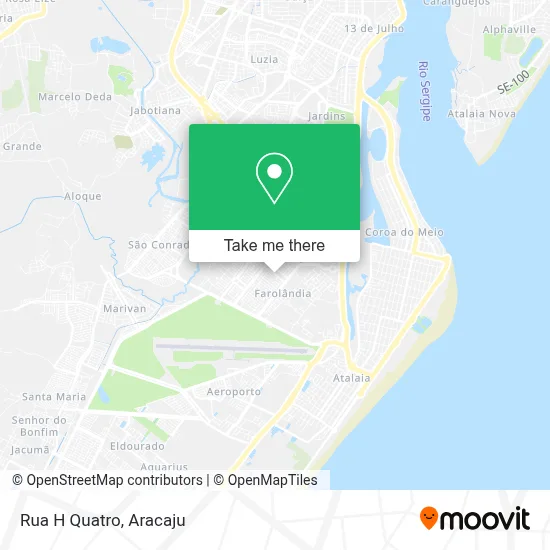 Rua H Quatro map
