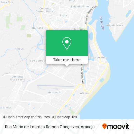 Mapa Rua Maria de Lourdes Ramos Gonçalves