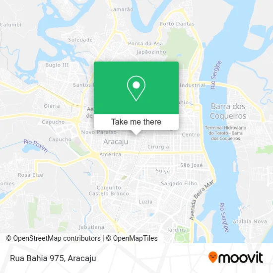Rua Bahia 975 map