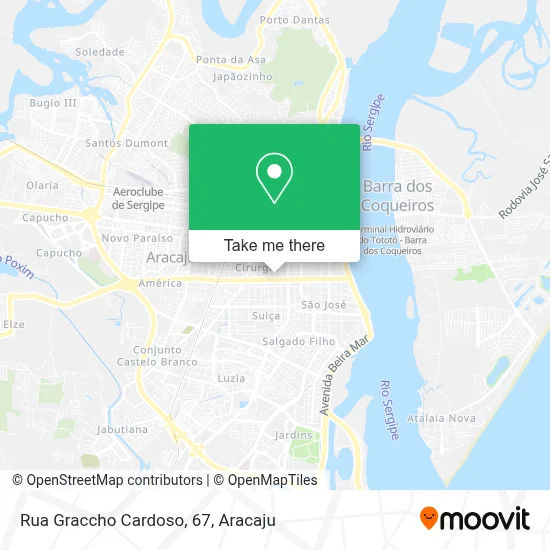 Rua Graccho Cardoso, 67 map