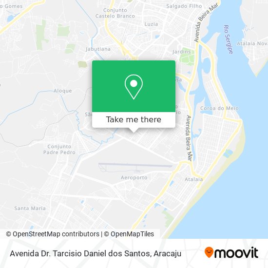 Avenida Dr. Tarcisio Daniel dos Santos map