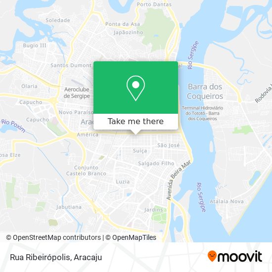 Mapa Rua Ribeirópolis