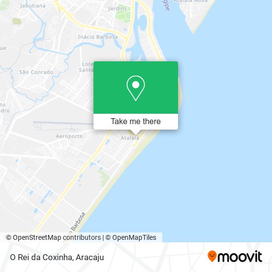 O Rei da Coxinha map