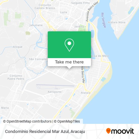 Mapa Condomínio Residencial Mar Azul