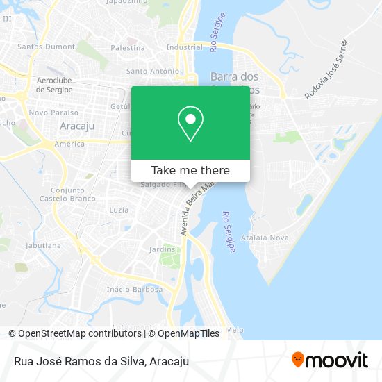 Mapa Rua José Ramos da Silva