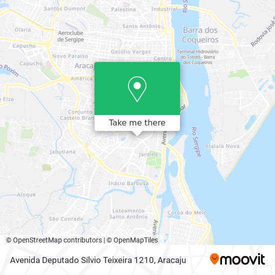 Avenida Deputado Sílvio Teixeira 1210 map