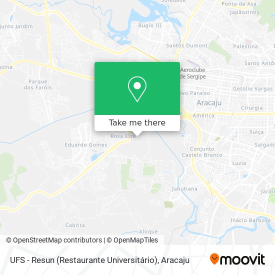 UFS - Resun (Restaurante Universitário) map