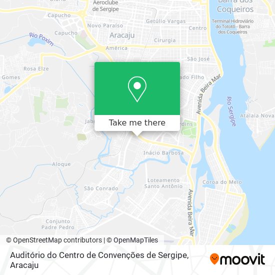 Auditório do Centro de Convenções de Sergipe map
