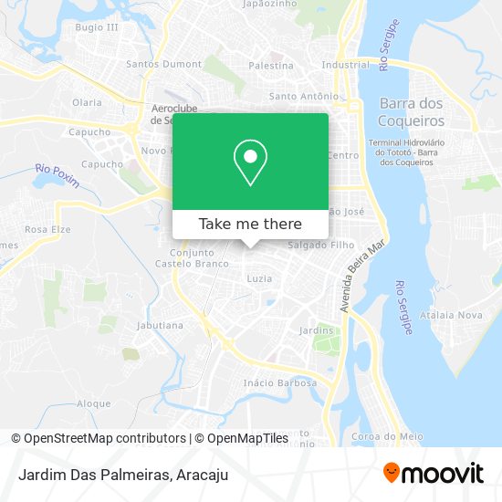 Mapa Jardim Das Palmeiras