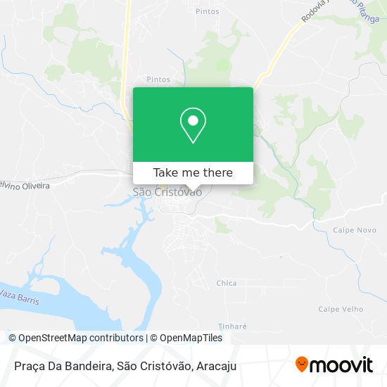Praça Da Bandeira, São Cristóvão map