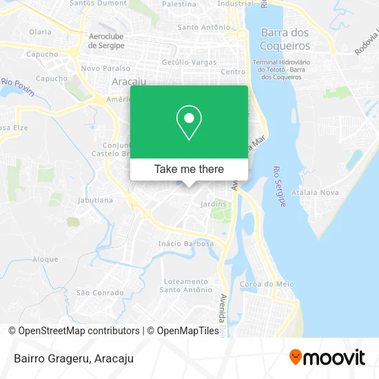 Bairro Grageru map