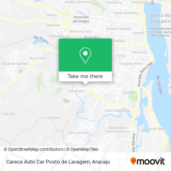 Careca Auto Car Posto de Lavagem map